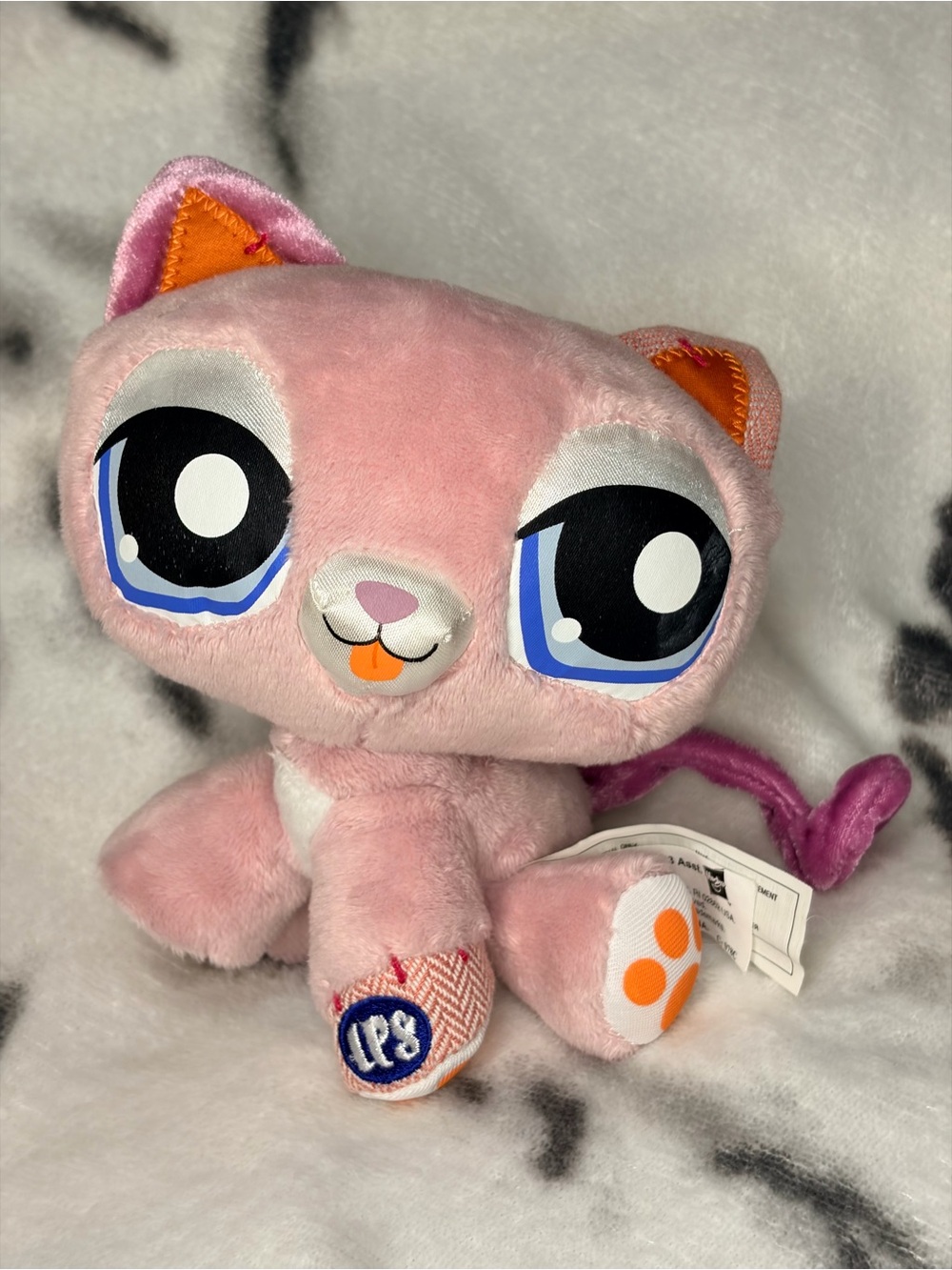2009 Hasbro Littlest Pet Shop Kitty 6” Plush Toy/LPS #: 94647 / 94483 Asst.